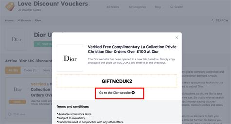 Christian Dior Coupons Codes for September 2024 .